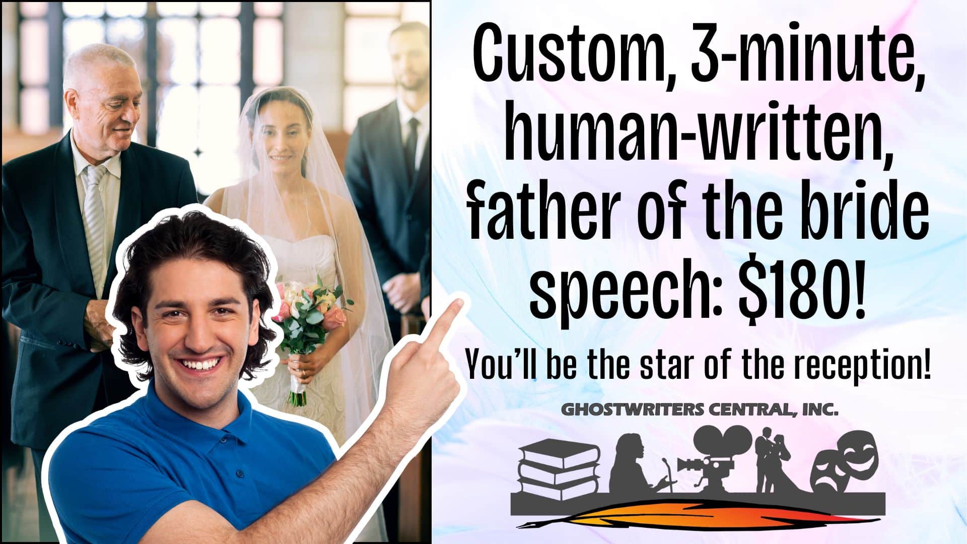 3 Minute Father of the Bride Speech $180 Intro