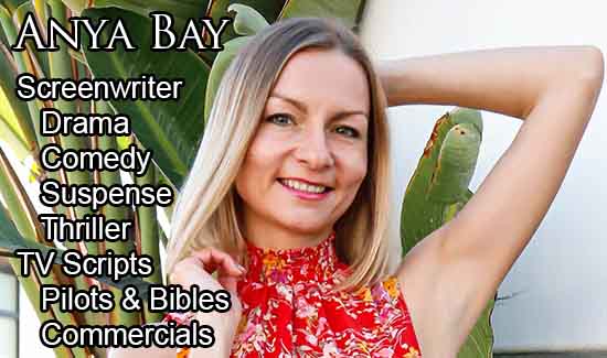 Anya Bay Screenwriter Comedy Drama Suspense Thriller TV Pilots & Series Bibles 550x325