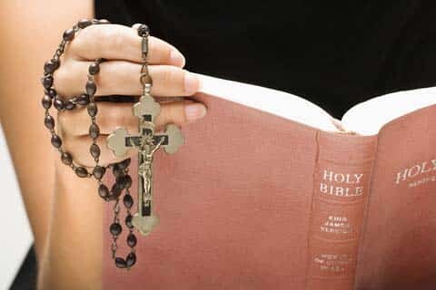 Woman reading a Bible. We write Christian-themed manuscripts.