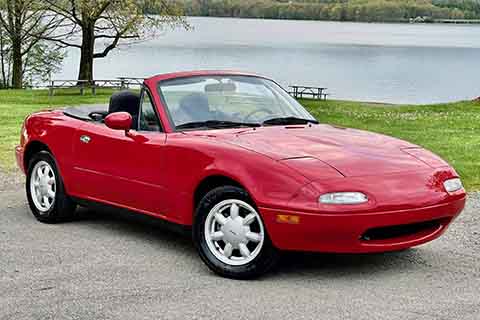 A ride in a 1992 Mazda Miata, payment for SEO writing lessons for a good friend.