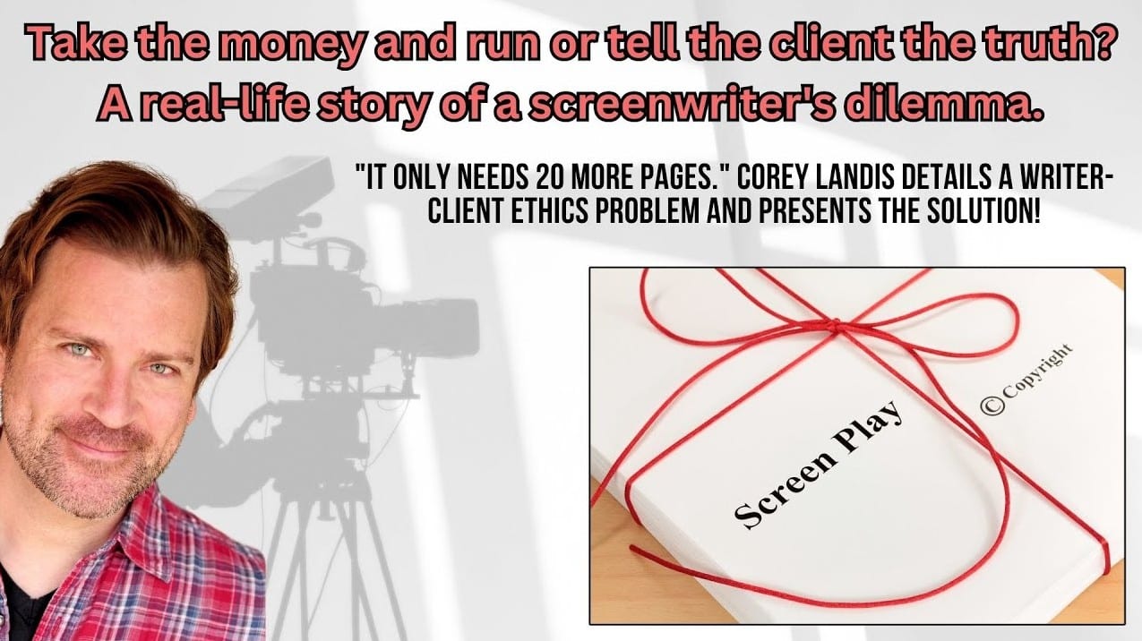Screenwriting ghostwriter has an ethics problem