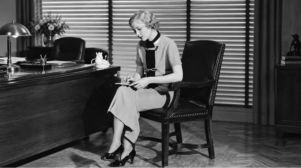 Secretary Taking Dictation