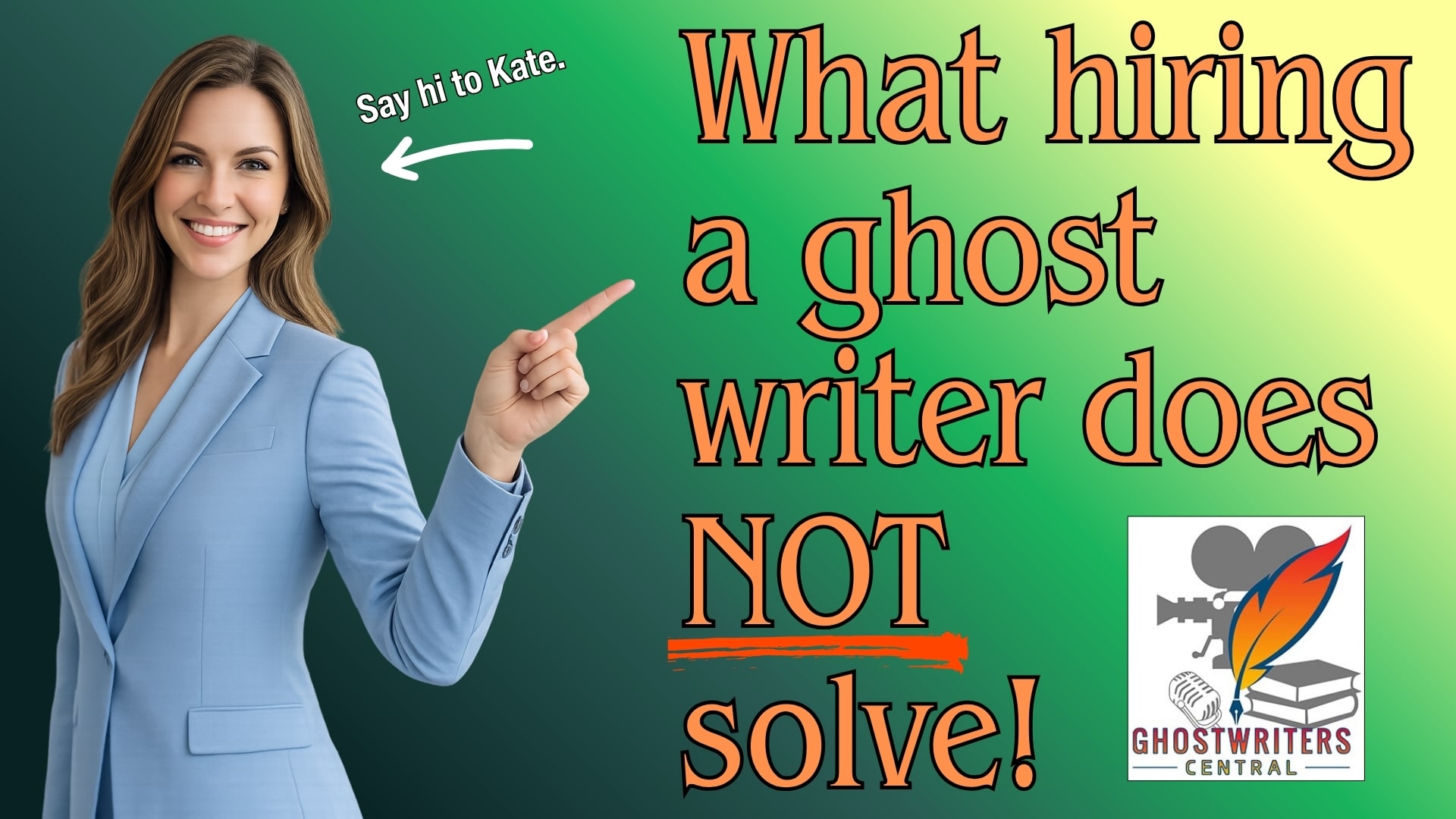 What hiring a ghostwriter does NOT solve Intro