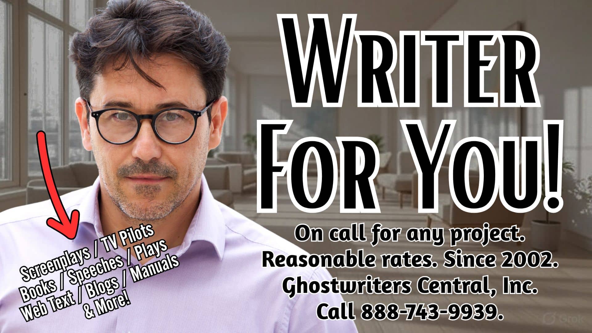 Writer for you intro
