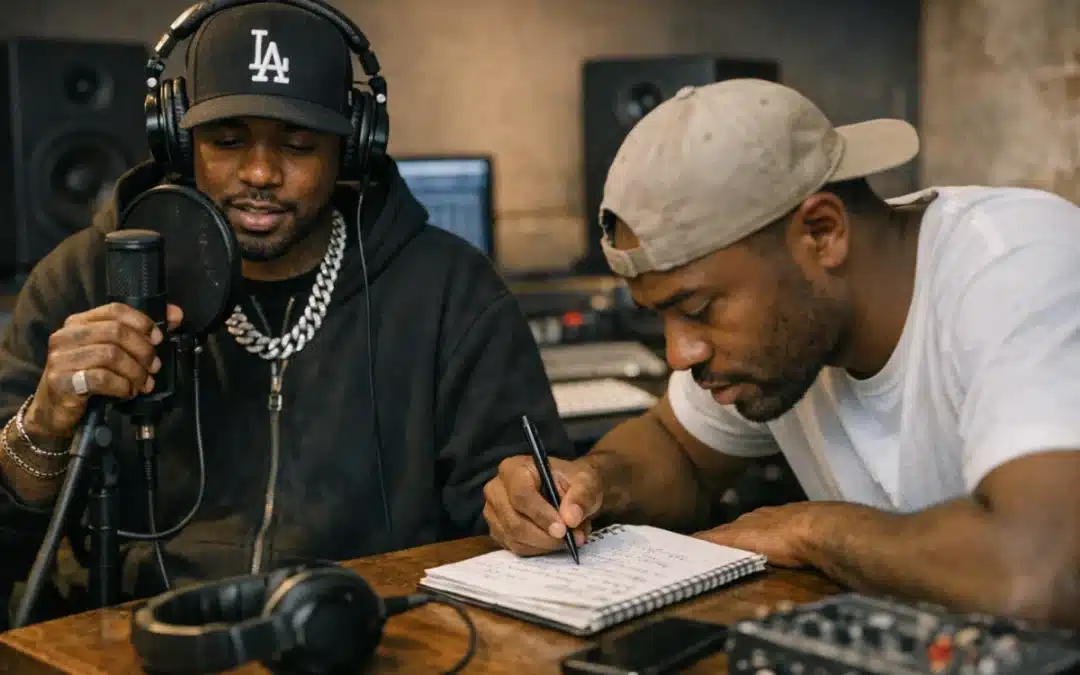 Hip-hop lyrics & rap rhyme writing services.