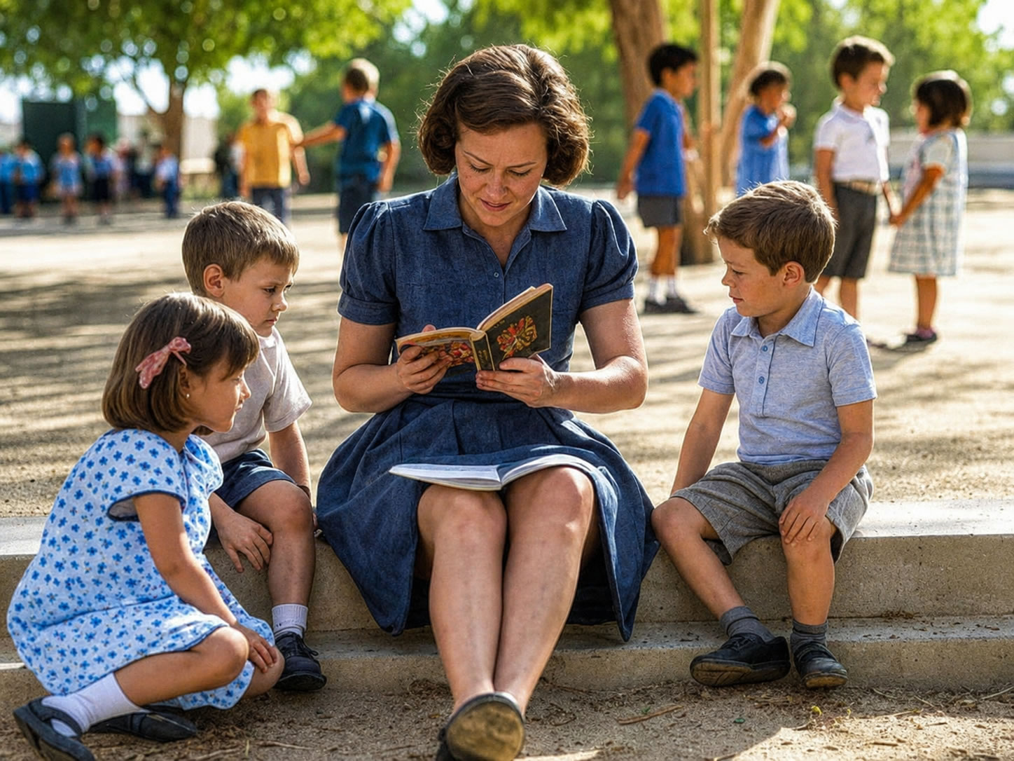 kids-around-teacher Kids around teacher