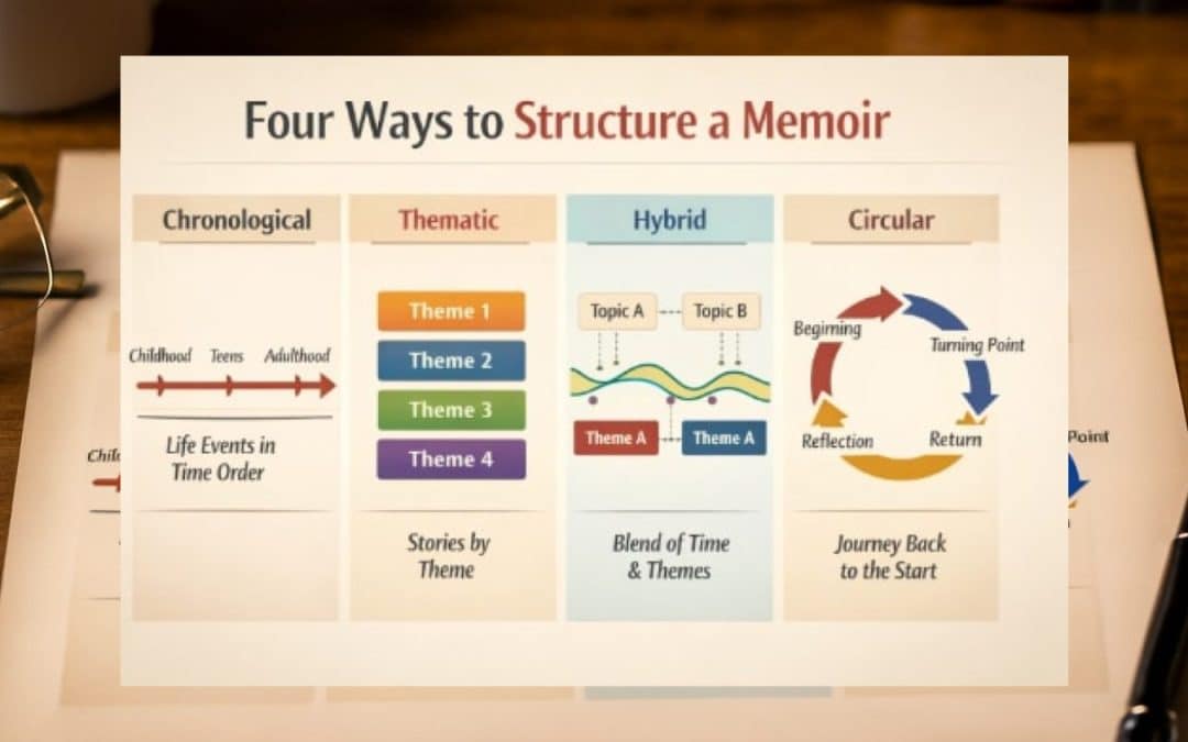 Four ways to structure a memoir (and how to choose the right one).
